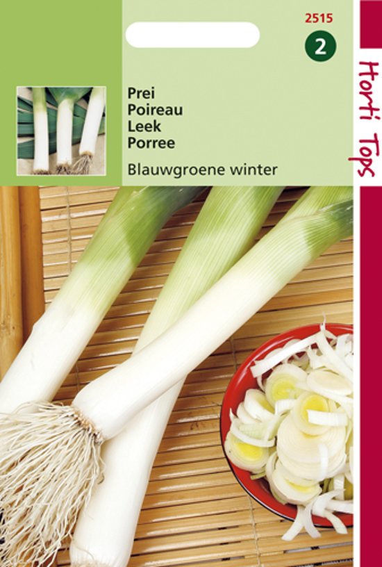 Prei (winter) blauwgroene (Allium porrum) 750 zaden